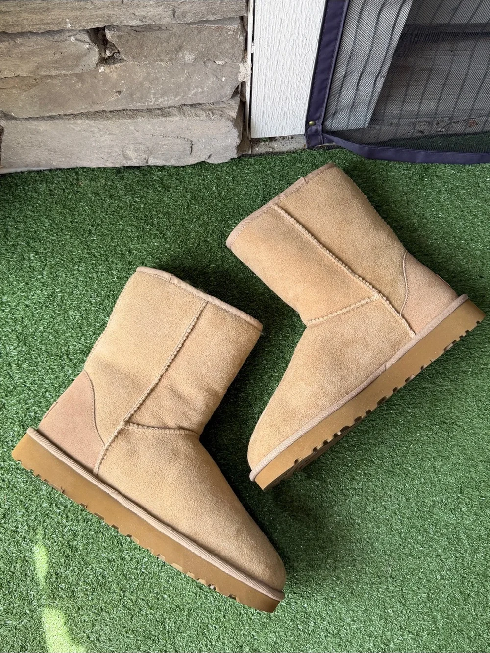 UGG Classic Short II Sandy Tan Women’s Winter Boots